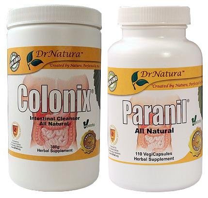 Dr. Natura Colonix Intestinal Fiber & Paranil Combo