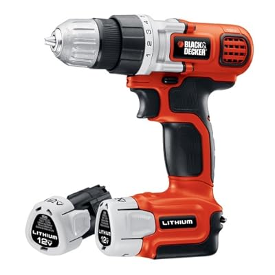Black & Decker LDX112C-2 12-Volt MAX Lithium-Ion Drill/Driver with 2 Batteries