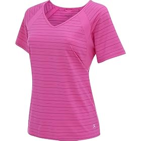 Buy Danskin Plus Jacquard V-Neck Tee Ladies by Danskin