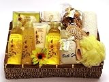 Bain D'Esprit Sunflower Collection Spa Set Christmas Gift Idea for Her, Birthday Gift Idea for Her