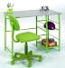 Study Center Student Computer Desk in Lime/Gray By Studio RTA Furniture