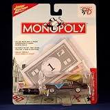 1971 PONTIAC GRAND PRIX #10 * BLACK & BLUE * Johnny Lightning 2006 MONOPOLY 70TH ANNIVERSARY COLLECTION * 1:64 Scale Die Cast Vehicle