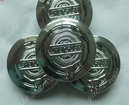 4pcs/Set For Chrysler 300 Sebring Pacifica ABS Chrome Silver 54mm 2 1/8 Inch Car Wheel Hub Cover Center Centre Caps