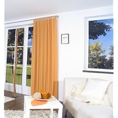 Wohnprofi Gardine Mila aus Dekostoff, uni terra (Einzel Gardinenschal, 160x140 cm Schlaufen)
