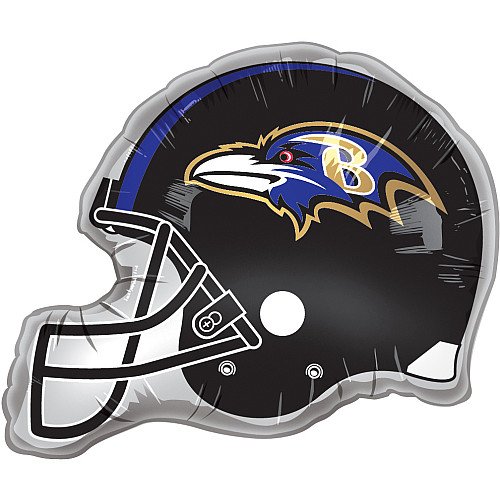 Classic Balloon Baltimore Ravens Helmet Balloon- 5 Pack