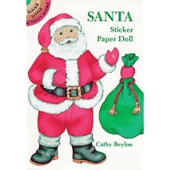 Santa Sticker Paper Doll (Dover Little Activity Books)