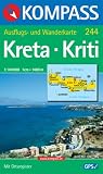 Kreta / Kriti 1 : 140 000: Ausflugs- und Wanderkarte. Mit Ortsregister. GPS-geeignet - 