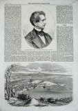 1859 Governor Seward New York America Trieste Town