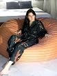 Rayon batik robe, 'Jungle Sun'