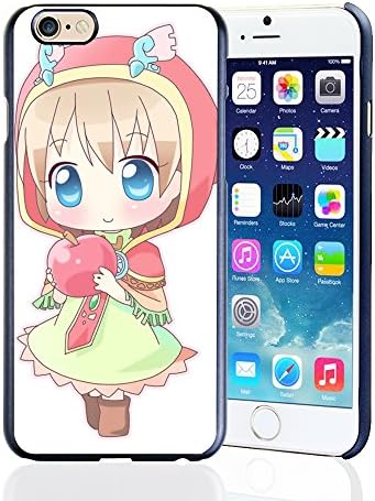 PEP Lovely Apple Little Girl Pattern Hard Plastic Back Case Cover for iphone 6 4.7 Inch