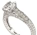 2 carat VS1 DIAMOND engagement ring antique white gold