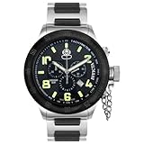 Invicta Men's 4601 Russian Diver Collection Offshore Black & Stainless Steel Watch