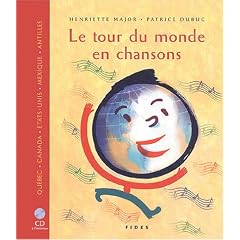 Tour du monde en chansons (1 livre + 1 CD audio)