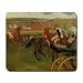 Edgar Degas At The Races, Gentlemen Jockeys Painting Mouse Pad