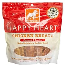 Dogswell Happy Heart Chicken Breast, Flax Seed & Taurine, 3-Count 16-Ounce Bags