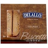 DeLallo Almond Biscotti, 8-Ounce Units (Pack of 6)