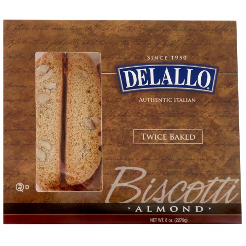 DeLallo Almond Biscotti, 8-Ounce Units (Pack of 6) by DeLallo