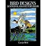 Bird Designs: Stained Glass Pattern Book (Dover Pictorial Archives)