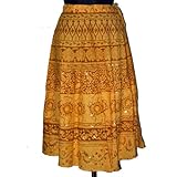 Cotton Long Skirt-yellow Sequin Embroidered Tie Long Skirts Womens Fashion Indian Skirt 35 Inches