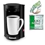 Cuisinart � Commercial 1-cup Coffeemaker - Black (includes 250 World Blend Decaf Pods)