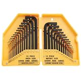 Fuller Tool 130-8030 30-Piece Combo SAE/Metric Hex Key Set (Tools & Home Improvement)