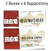 Mayinglong Musk Hemorrhoids Ointment Suppository Value Pack - 3x 6 Packs/Box