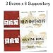 Mayinglong Musk Hemorrhoids Ointment Suppository Value Pack - 3x 6 Packs/Box