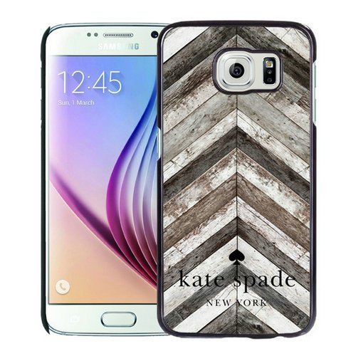Personalized Design With Kate Spade 87 Black Samsung Galaxy S6 G9200 Protective Cover Case