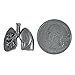 Jim Clift Design Human Heart Gold Lapel Pin