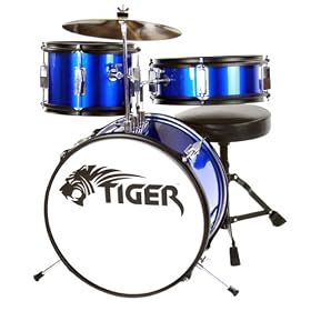 Beginner Childs 3 Piece Blue Drum Kit ]