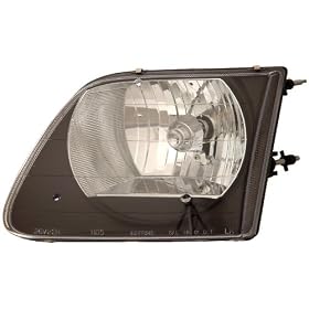 Anzo USA 111083 Ford F-150 Black Headlight Assembly - (Sold in Pairs)
