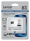 Lexar High Speed (microSDHC) 8GB mit Kartenleser