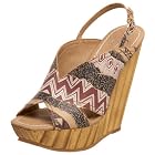 The Ashlee sandal from Jessica Simpson is all about bold—from the v-cuts in its vamp to its playful pattern and its bamboo-inspired wedge. A lightly cushioned insole and adjustable ankle strap provide a cushy, custom fit.