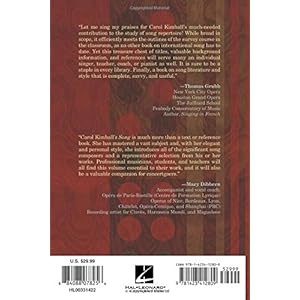 Song: A Guide to Art Song Style and Literature