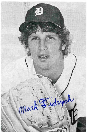 Mark Fidrych Detroit Tigers 1976 Autographed Photo