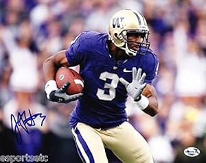 Signed James Johnson Photo - WASHINGTON HUSKIES 8x10 - Autographed NFL Photos