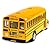 12 pcs in Box: 5" Die Cast Classic Long Nose School Bus, Pull Back Action (Yellow)