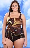 51HJk5hWKQL. SL160  Longitude® High Velocity Plus Size Scoop Neck Swimsuit   Plus Size Swimwear Plus Size Swimsuits