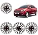 Auto Pearl - Premium Quality Car Full Wheel Cover Caps Black and Silver 14 Inches For - Ford Figo Aspire RS.1399.00