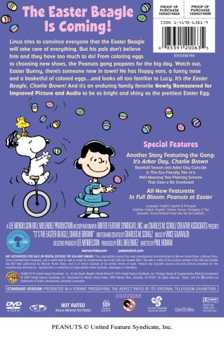 CD-Charts  DVD : Peanuts: It's the Easter Beagle, Charlie Brown [1974] (REGION 1) (NTSC)