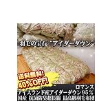 ロマンス 最高級 羽毛布団 アイダーダウン95％ シングルロング