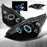 00 01 02 03 04 Ford Focus Projector Headlights - Black (Pair)