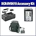 Sony DCR-DVD610 Camcorder Accessory Kit includes: SDM-109 Charger, LP34682 Case, SDNPFH70 Battery