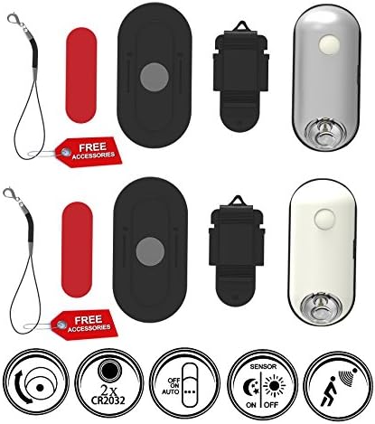 LED Night Light for Kids and LED Flashlight/ LED Torch With Motion Sensor LED Light - For Babies, Kids, And Adults - Easy To Install In Any Area - FREE 4 Accessories & Batteries Included