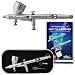 Master Airbrush&reg; Precision Dual-action Airbrush for Fine Detail Graphic Art By TCP Global. Now Included Is a (FREE) How to Airbrush Training Book to Get You Started, Published Exclusively By TCP Global.