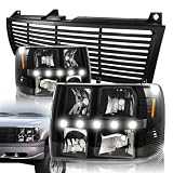 1999 - 2002 Chevy Silverado & 2000 - 2006 Chevy Suburban Tahoe Black Housing 3 in... by HK5