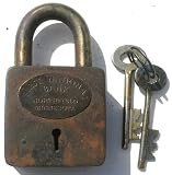 Cast Iron First National Bank Minnesota Padlock Lock