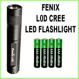 Fenix L0D 5 Level High Performance Cree LED Flashlight w/ AAA Battery 4-Pack