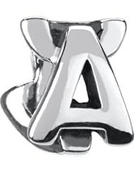 Authentic Chamilia Sterling Silver Charm "Letter A" T-27