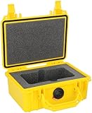 Mazur Instruments PRM-HC-YL Pelican PRM Hard Field Case, 7-1/4" Length x 4-3/4" Width, Yellow